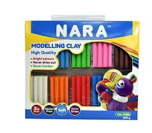 Clay 1: Nara Moddelling Clay Multi 10pcs