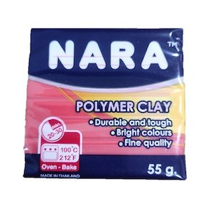 Nara Polymer Clay Crimson