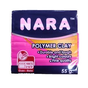 Clay 1: Nara Polymer Clay Hot Pink