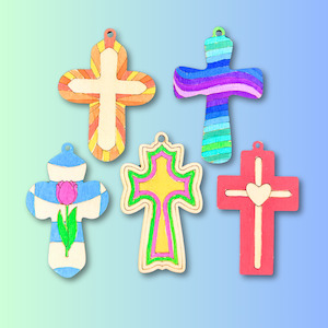 Easter Crafts 1: Decorative Cross 10cm