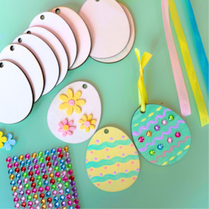 Easter Crafts 1: Easter Eggs (Wood)