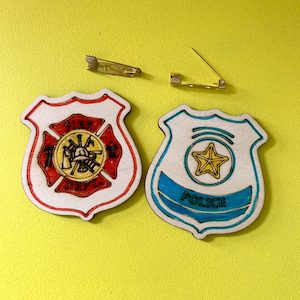 Emergency Services Crafts: Police/Fireman's Badge