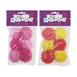 Eva Foam 1: Foam Flowers 6pc