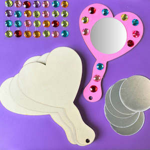 Fairy Crafts 1: Heart Mirror Wand