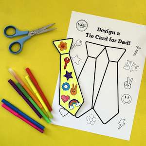 Design Dad a Tie Printable