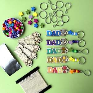 Fathers Day Crafts 1: Dad Keyring