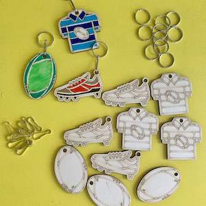 Rugby Keyring