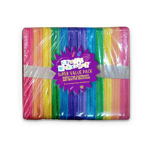 Fathers Day 1: Jumbo Colour Popsicle Sticks Bulk Pack