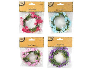 Felt 1: Leaf Vine with Flowers - 1m