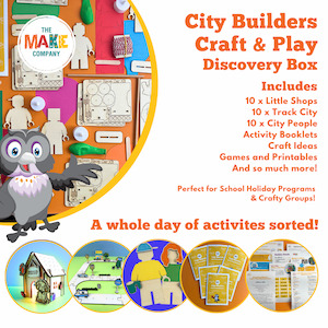 City Builders Craft & Play Discovery Box