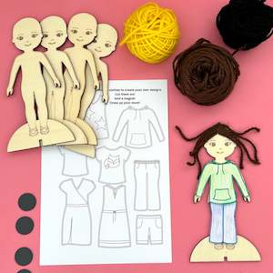 Magnet Crafts: Dress Up Mum Magnet