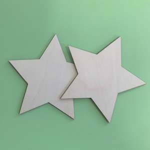 Matariki 2: Large 20cm Wooden Stars