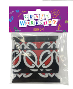 Matariki 2: Māori Pattern Ribbon 1m B