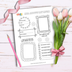 All About My Mum - Free Printable