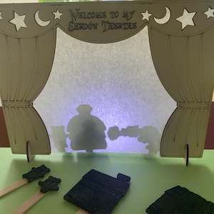 Music Themed Crafts 1: Shadow Puppet Theatre