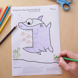 Big Mouth Shark Printable