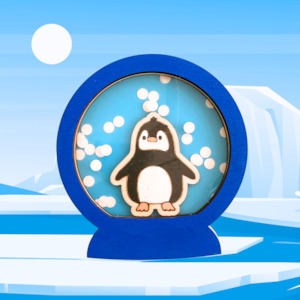 Ocean Crafts 1: Penguin Snow Globe