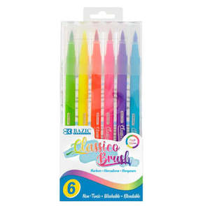 Colour Brush Markers (5 colours)