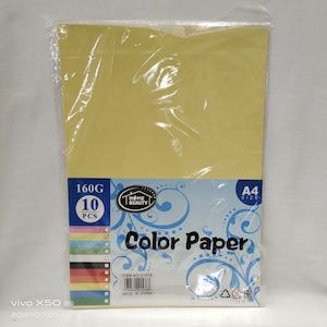 Paper Items 1: Pale Yellow Light Card 10pcs