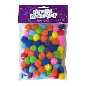 20mm mixed pom poms