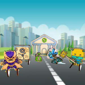 Pretend Play 1: Superhero Set - Power Gem Heist