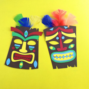 Pretend Play 1: Tiki Mask Craft