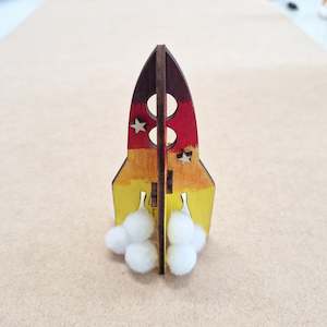 Space 1: Wooden Rocket Craft