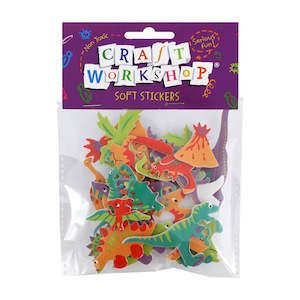 Craft Soft Sticker Dinosaurs 32pc