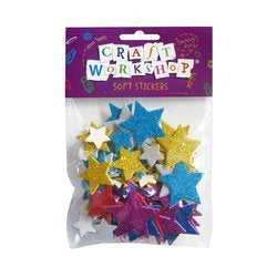 Stickers 1: Foam Glitter Stickers - Star