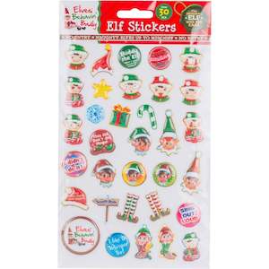 Elves Behaving Badly Stickers