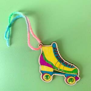 Wheels Day Crafts 1: Rollerskate Charms