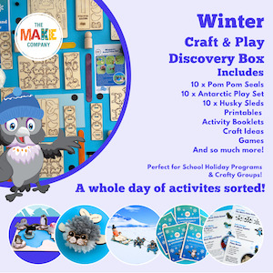 Winter Wonderland Craft & Play Discovery Box