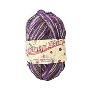Yarn 1: Variegated Purple Yarn