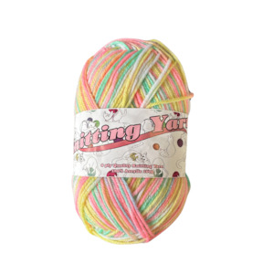 Yarn 1: Variegated Pastel Technicolour Yarn