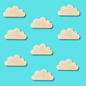 Wooden Blanks: Cloud Basic Wood Shape