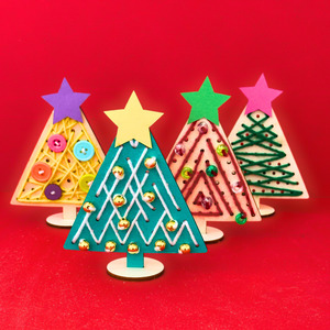 Bulk Craft Kits 1: Merry Weaving Christmas Tree (Set of 10)