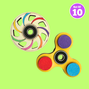 All Kids Craft Kits 1: Set of 10 - DIY Fidget Spinner