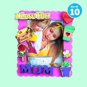 All Kids Craft Kits 1: Mum Photo Frame - Set of 10