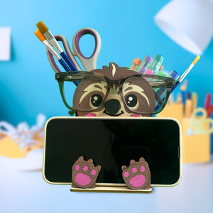 All Kids Craft Kits 1: Sloth Desk Organiser