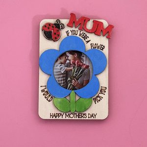 All Kids Craft Kits 1: SALE Mother's Day Flower Photo Frame Magnet