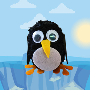 All Kids Craft Kits 1: SALE - Set of 10 - Fuzzy Penguin