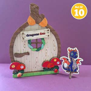 Autumn: Set of 10 - Dragon's Den Door
