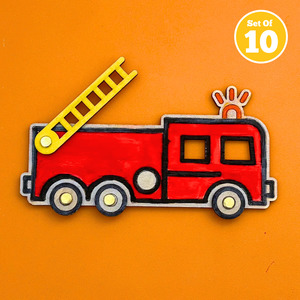 Bulk Craft Kits 1: Set of 10 - Fire Truck
