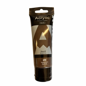 Acrylic Paint: Acrylic Paint - Brown 75ml
