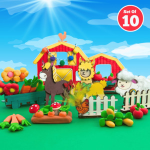 All Craft Kits: Set of 10 - Farmyard Playset