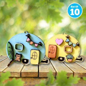 All Craft Kits: Set of 10 - Mini DIY Caravan
