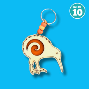 All Craft Kits: Set of 10 - Kiwi Bag Charm