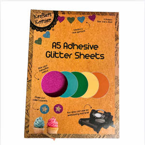 All Craft Supplies 1: A5 Adhesive glitter sheets