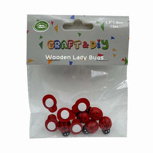 All Craft Supplies 1: Giant Wood Ladybugs