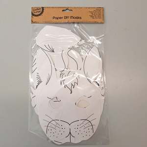 Set of 6 Animal Paper Masks